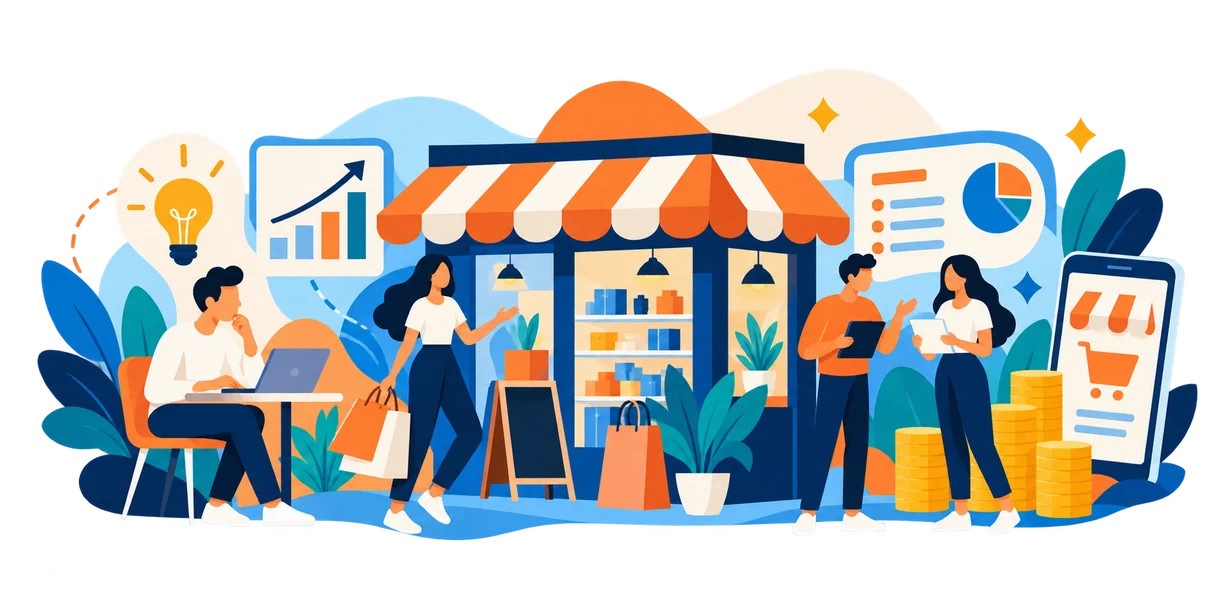 Création d’une activité commerciale, équipe entrepreneuriale et commerce numérique